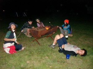 Our own camp fire